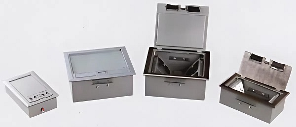 Các loại hộp điện âm sàn nâng kỹ thuật thông dụng